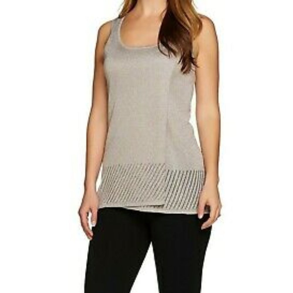 H by HALSTON Wrap Tank Top